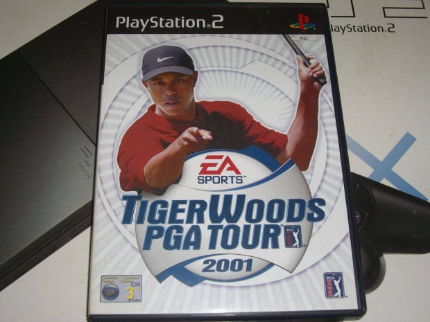 Tiger Woods PGA Tour 2001 - Ps2 eredeti lemez elad