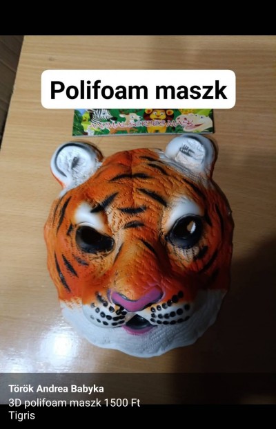 Tigris maszk larc