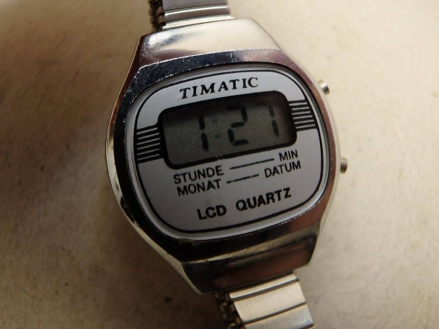 Timatic Ni Divat ra Quartz Szerkezettel Olcsn Elad LCD Kijelzs