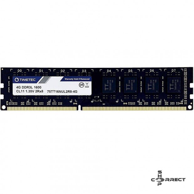 Timetec 75TT16NUL2R8-4G RAM memria modul