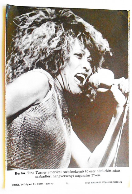 Tina Turner fot fnykp Berlin koncert MTI