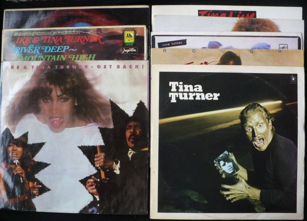 Tina Turner hanglemez-kollekci (8 db)