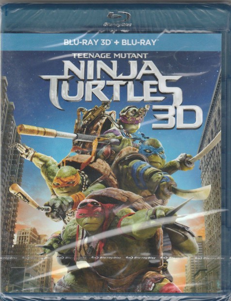 Tini nindzsa teknck Blu-Ray 2D + 3D (bontatlan)