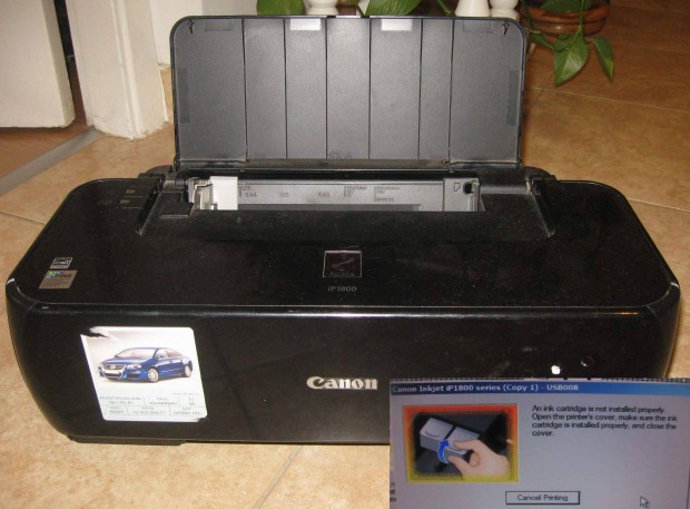 Tintasugaras Printer Canon Pixma IP1800 Szines Sznes