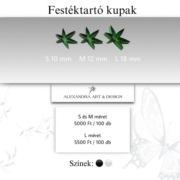 Tintatart, festktart kupak tetovlshoz s festshez