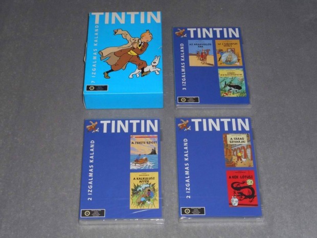 Tintin gyjtemny - 7 izgalmas kaland 3 DVD mese rajzfilm sorozat