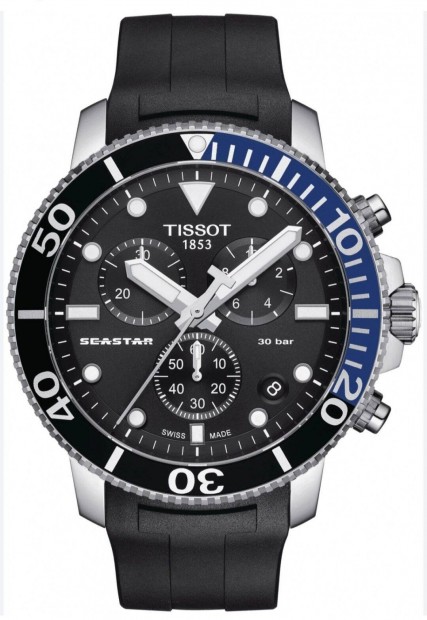 Tissot Seastar 1000 T120.417.17.04 j, flis llapotban, full szettbe