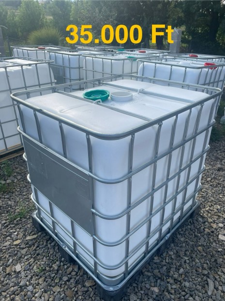 Tiszta 1000 literes ibc tartly