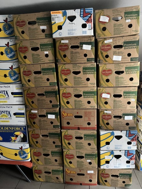 Tiszta Bananos dobozok