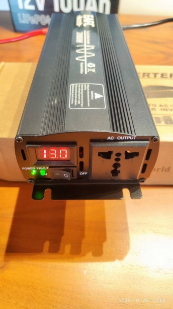 Tiszta Szinuszos Eafc inverter 2000/1000watt új 12/230v