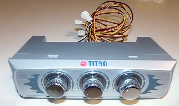 Titan PC ventil�tor fordulatsz�m szab�lyz�