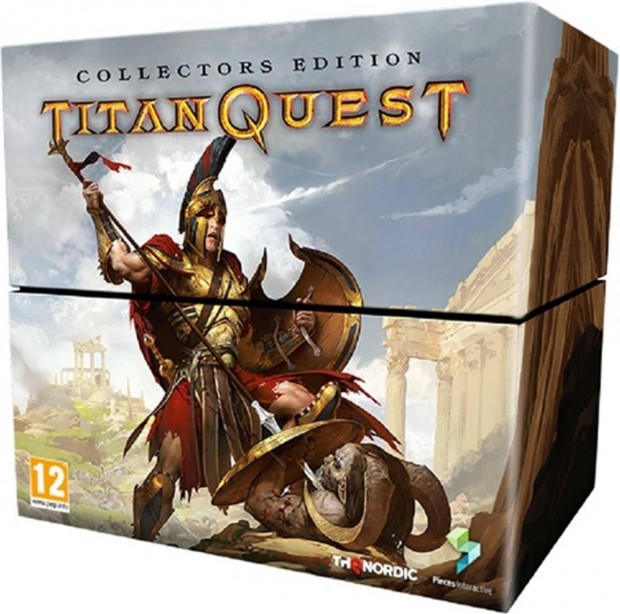 Titan Quest Collector's Ed. whelmet & Notepad (No DLC) PS4 jtk