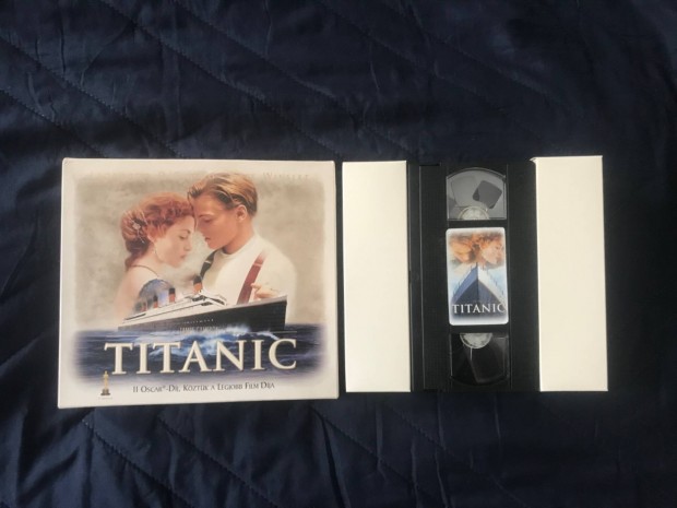 Titanic VHS film video kazetta díszdobozos Oscar díjas film