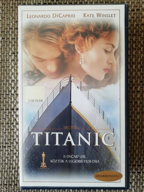 Titanic VHS msoros, eredeti vide kazetta