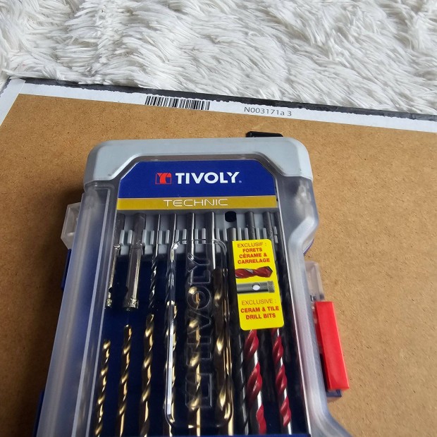 Tivoly fúrószár készlet, bármilyen anyaghoz, 20 db új