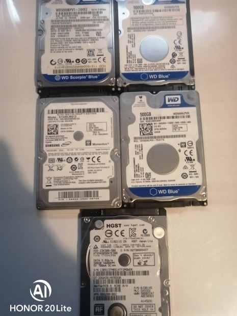 Tbb darab 500gb laptop hdd. 