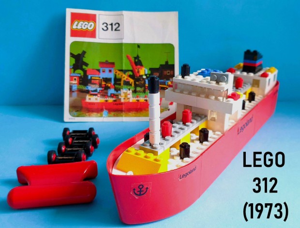 Tbb mint 50 ves LEGO 312 Tanker (1973), hinytalan, tmutat