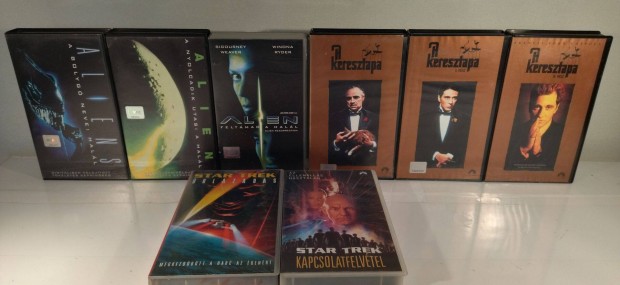 Több részes 1-2 1-2-3 VHS videókazetta