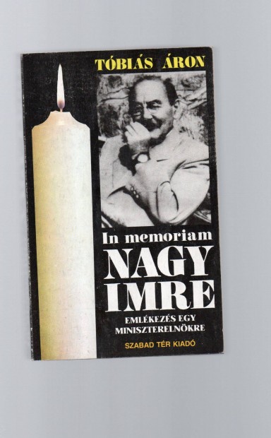 Tóbiás Áron: In memoriam Nagy Imre - új állapotú
