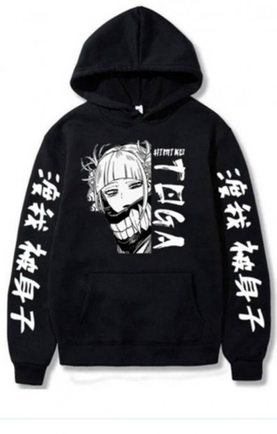 Toga Print Anime kapucnis pulver j Xxs