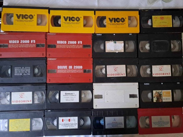 Tok s bort nlkli VHS-ek: Vico, Drive In,, Video 2000