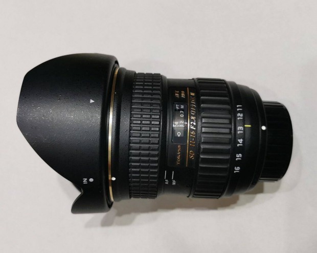 Tokina AT-X Pro 11-16 f2.8 DX nagyltszg objektv (Nikon)