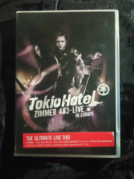 Tokio Hotel Zimmer 483 - live in Europe dupla DVD
