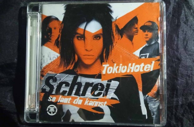 Tokio Hotel - Schrei so laut du kannst limited black disc! Ritka!