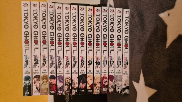 Tokyo Ghoul Manga 1-14 Angol nyelv