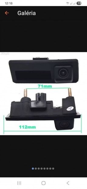 Tolat�kamera csomagt�r nyit�val egybe volkswagen csoport