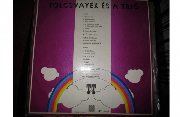 Tolcsvayk s a tri vinyl hanglemez elad