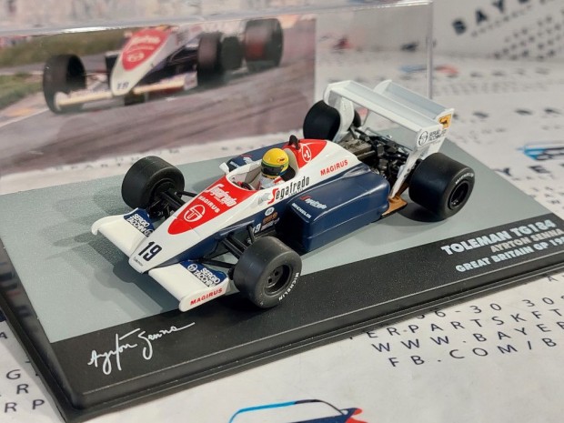 Toleman TG184 F1 #19 (1984) - Great Britain GP - Ayrton Senna - PILT