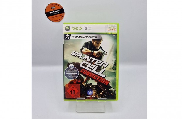 Tom Clancy's Splinter Cell Conviction - Xbox 360 játék, használt