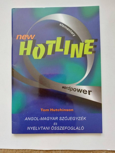 Tom Hutchinson New Hotline szjegyzk s nyelvtan magyarul