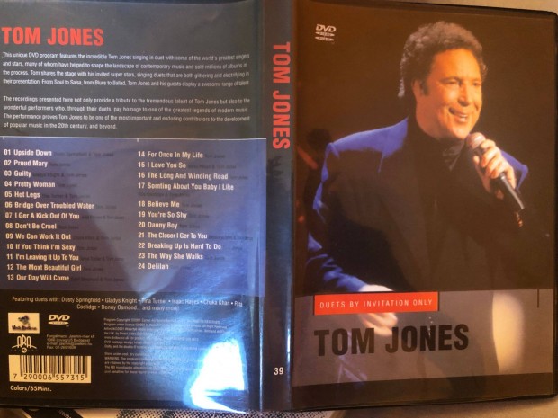 Tom Jones Duets by Invitation Only (karcmentes) Zenei DVD