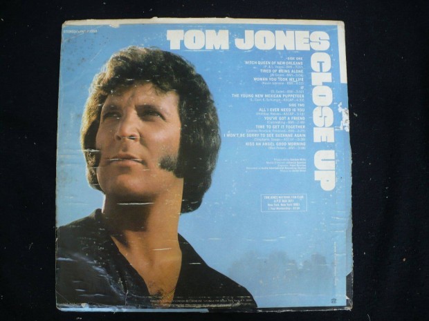 Tom Jones: Close up (USA nyoms hanglemez)