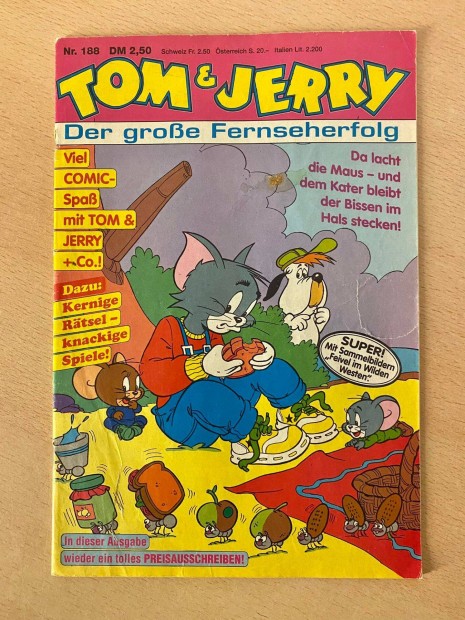 Tom & Jerry nmet nyelv kpregnyfzet 1992 Nr.18