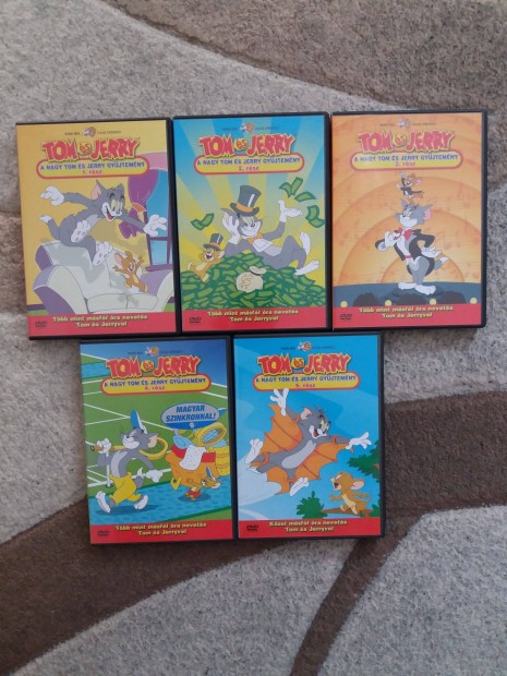 Tom s Jerry - A nagy Tom s Jerry gyjtemny 1-5. rsz (5 DVD)
