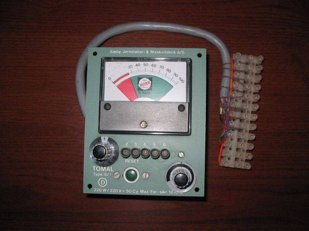 Tomal Type 6/1 vezrlpanel