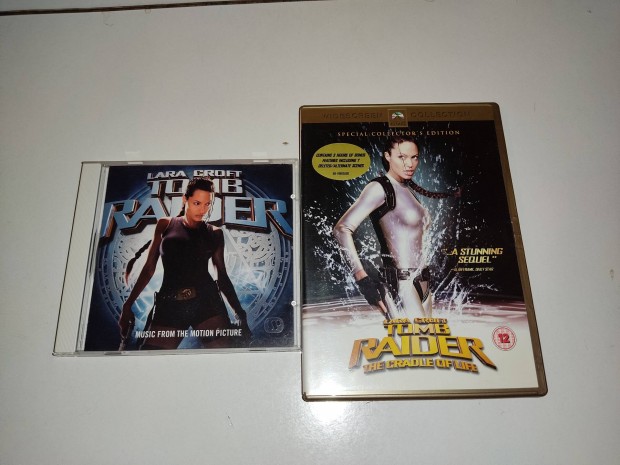 Tomb Raider Collector's Edition DVD +Soundtrack CD egyben