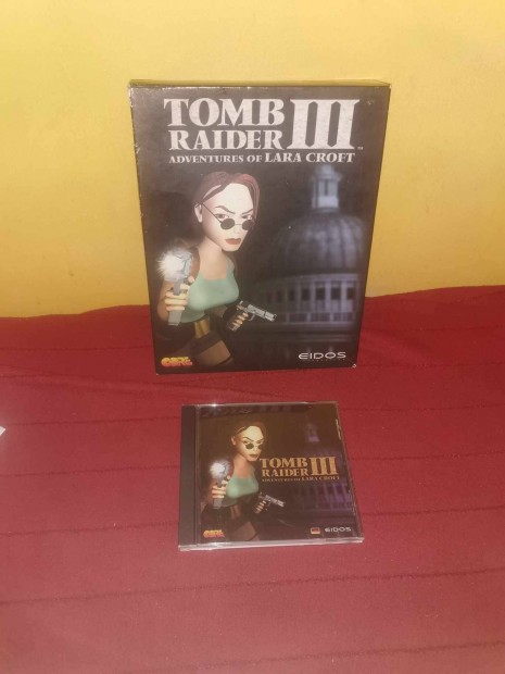 Tomb Raider III 3 Adventures of Lara Croft - Big Box Version - PC CD