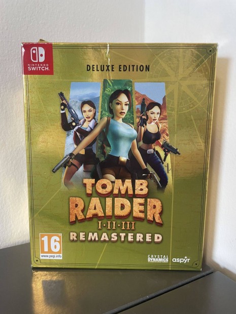 Tomb Raider I-II-III Remastered Deluxe Edition / Bontatlan/ Számla /
