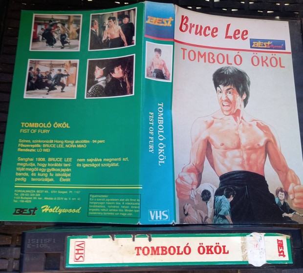 Tombol kl - akci vhs - Bruce Lee - nagytok