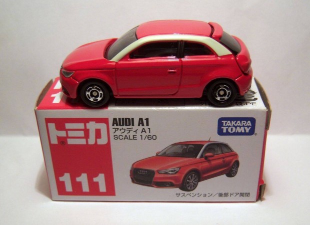 Tomica No.111 Audi A1 1:60 (2013) j