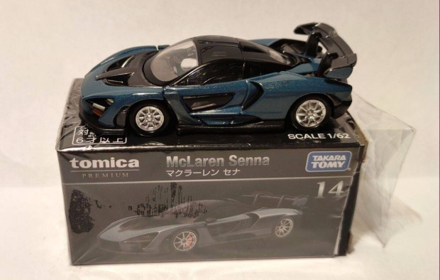 Tomica Premium No.14 Mclaren Senna (2018) 1:62 (2022) j