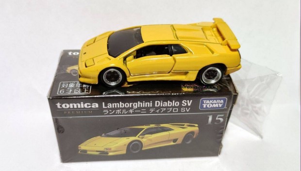 Tomica Premium No.15 Lamborghini Diablo SV 1:62 (2022) j