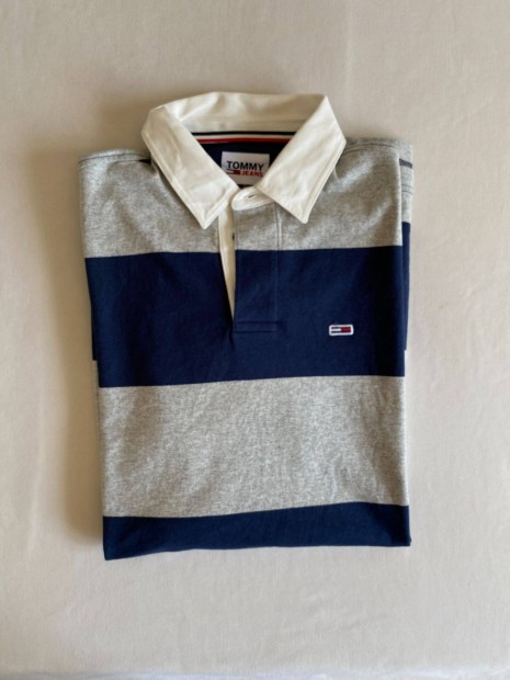 Tommy Hilfiger frfi gallros hossz ujj pl M L-es