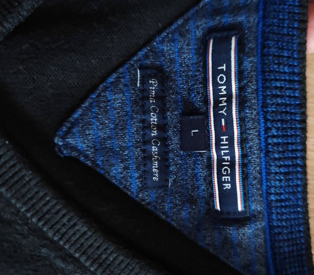 Tommy Hilfiger kasmr pamut frfi pulver L