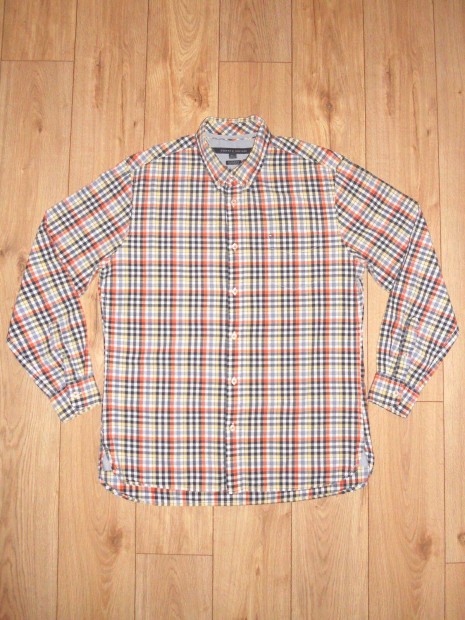 Tommy Hilfiger kockás hosszú ujjú ing (L-es)