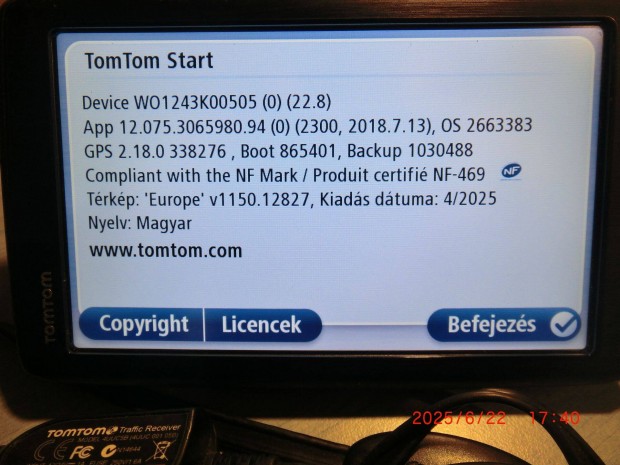 Tomtom Start 6 colos nagy gps,navigáció,új térkép,élettartam frissíté
